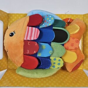 Flip Fish Soft Baby Toy Sensory Tummy Time Toys Soft Fabric Tag Babies Plush NEW